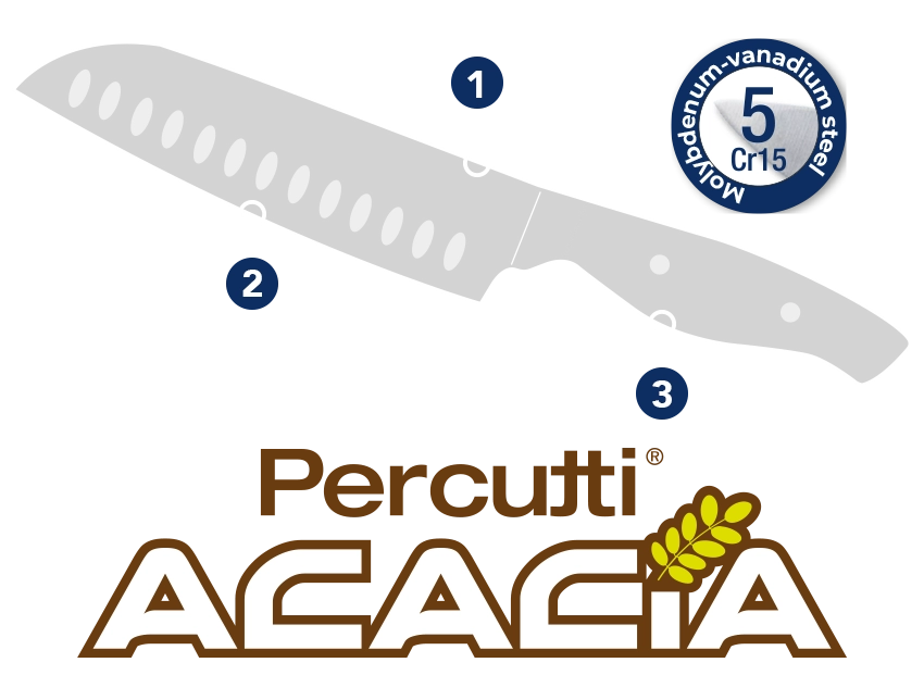 Percutti Acacia Cuchillos